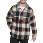 Levi's Men's Sherpa Lined Hooded Shirt Jacket (Regular & Big & Tall Sizes), Skater Plaid, Large