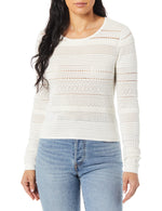 Joe's Jeans Women's Zinnia Pointelle Sweater, Pristine, M