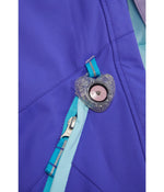 Obermeyer Kids Lissa Jacket For Toddlers, Little, and Big Kids - Attached Hood and Long Sleeves, Cute and Casual Jacket Purr-Ple 5 Little Kid One Size