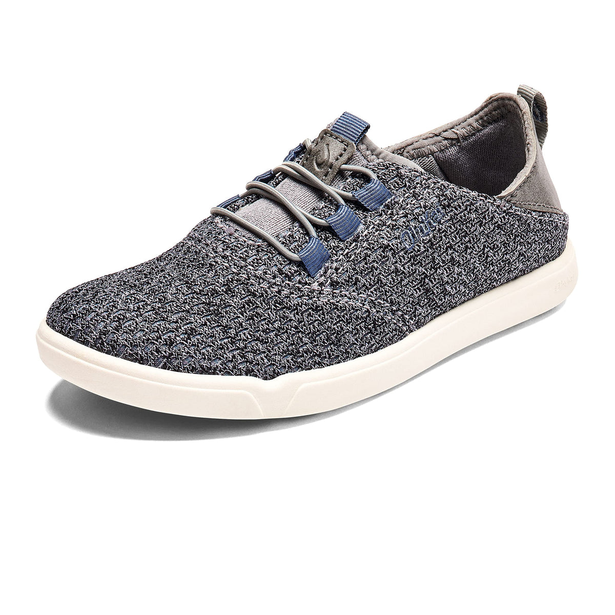 OLUKAI Alapa Li Boy's Sneakers, Breathable, Moisture-Wicking Design, No Tie Laces, Lightweight & Comfortable, Charcoal/Charcoal, 11