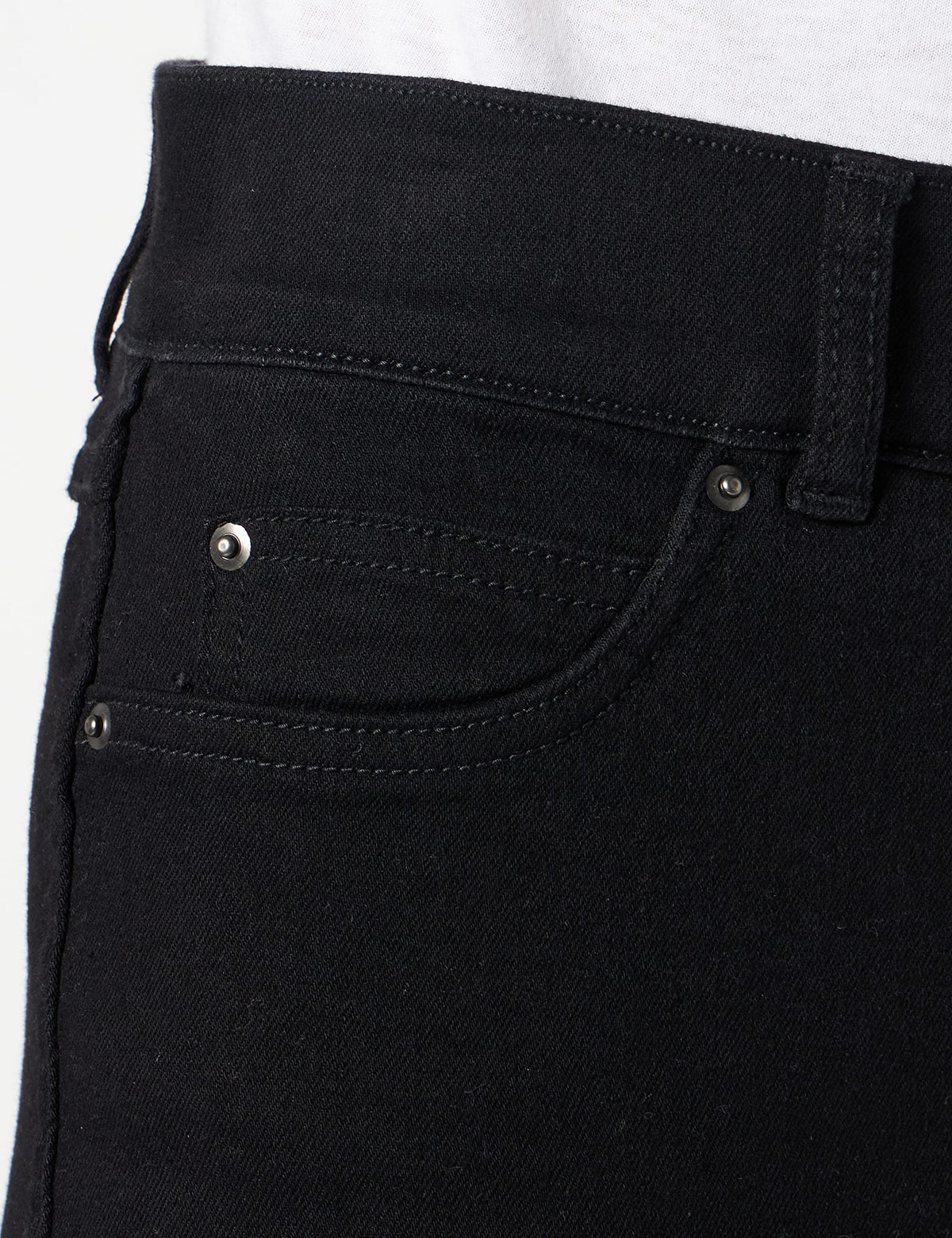 Ankle Skinny Jeans, Clean Black