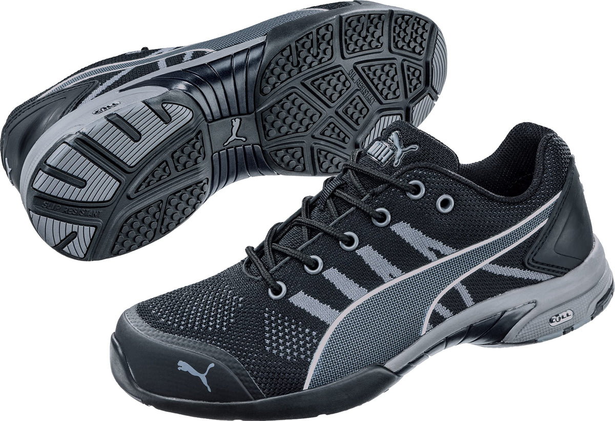 PUMA Women's Celerity Knit Black WNS Sneaker, 7.5