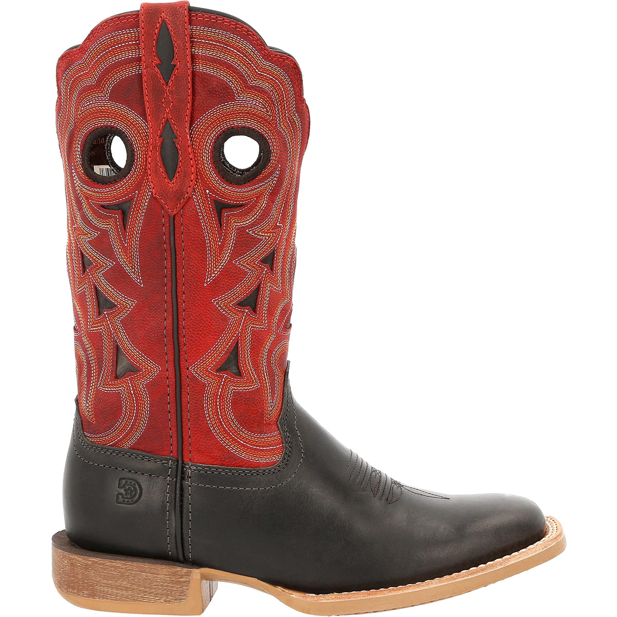 Durango® Lady Rebel Pro™ Women's Black & Crimson Western Boot Size 8.5(M)