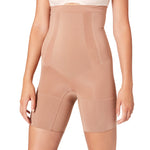 SPANX OnCore High-Waisted Mid-Thigh Short Cafe Au Lait XS