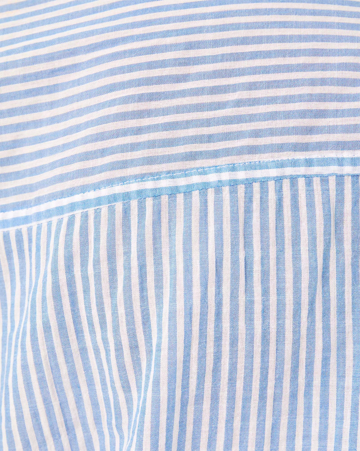 Lilly Pulitzer Sea View Button-Down Shirt for Women - Easy Fit - Long Sleeve - Roomy Fit - Linen Fabric Coastal Blue Stripe MD One Size