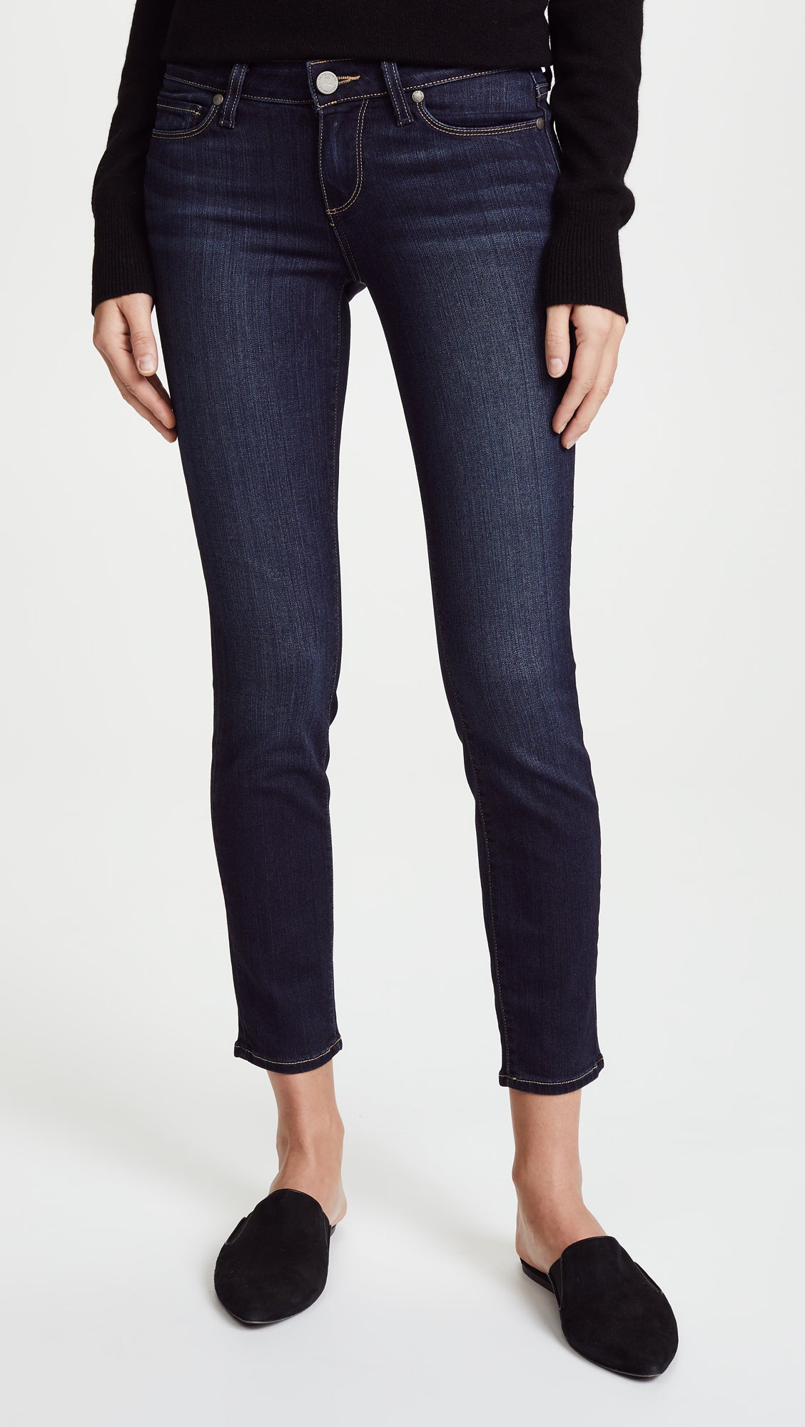 Paige Denim Women's Transcend Verdugo Ankle Skinny Jeans, Nottingham, Blue, 27
