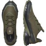 Salomon Men’s Alphacross 5 Gore-Tex, Waterproof Trail Running Shoes - Olive Night/Black/Deep Lichen Green - 13.5