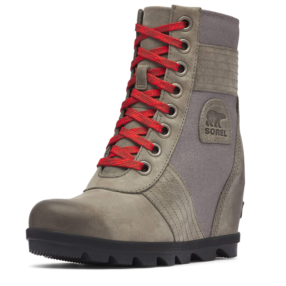 Sorel Women's Lexie Wedge Felt 5 Touchy-quarry