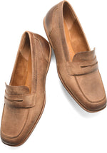 KORK-EASE Pisa Women's Leather Penny Loafer, Brown (Lion), 10M US