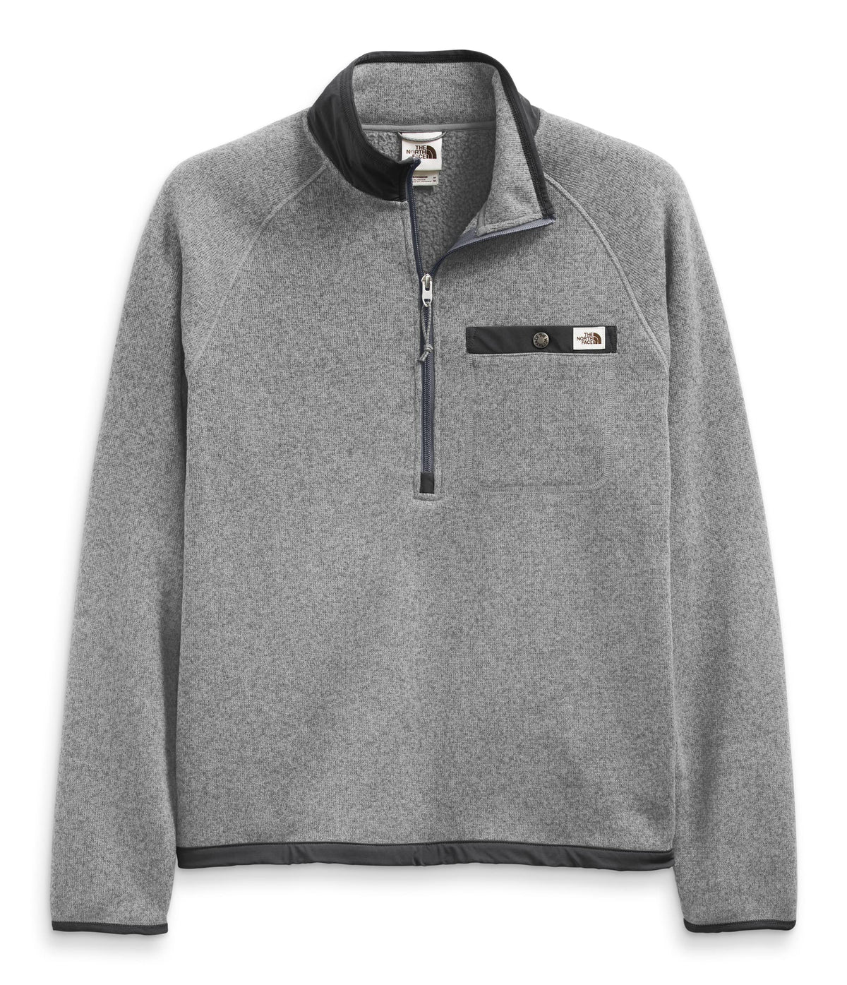 THE NORTH FACE Men's Gordon Lyons ¼ Zip Pullover, TNF Medium Grey Heather, X-Large