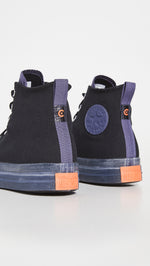 Converse Men's Sneaker, Black Steel Wild Mango, 8