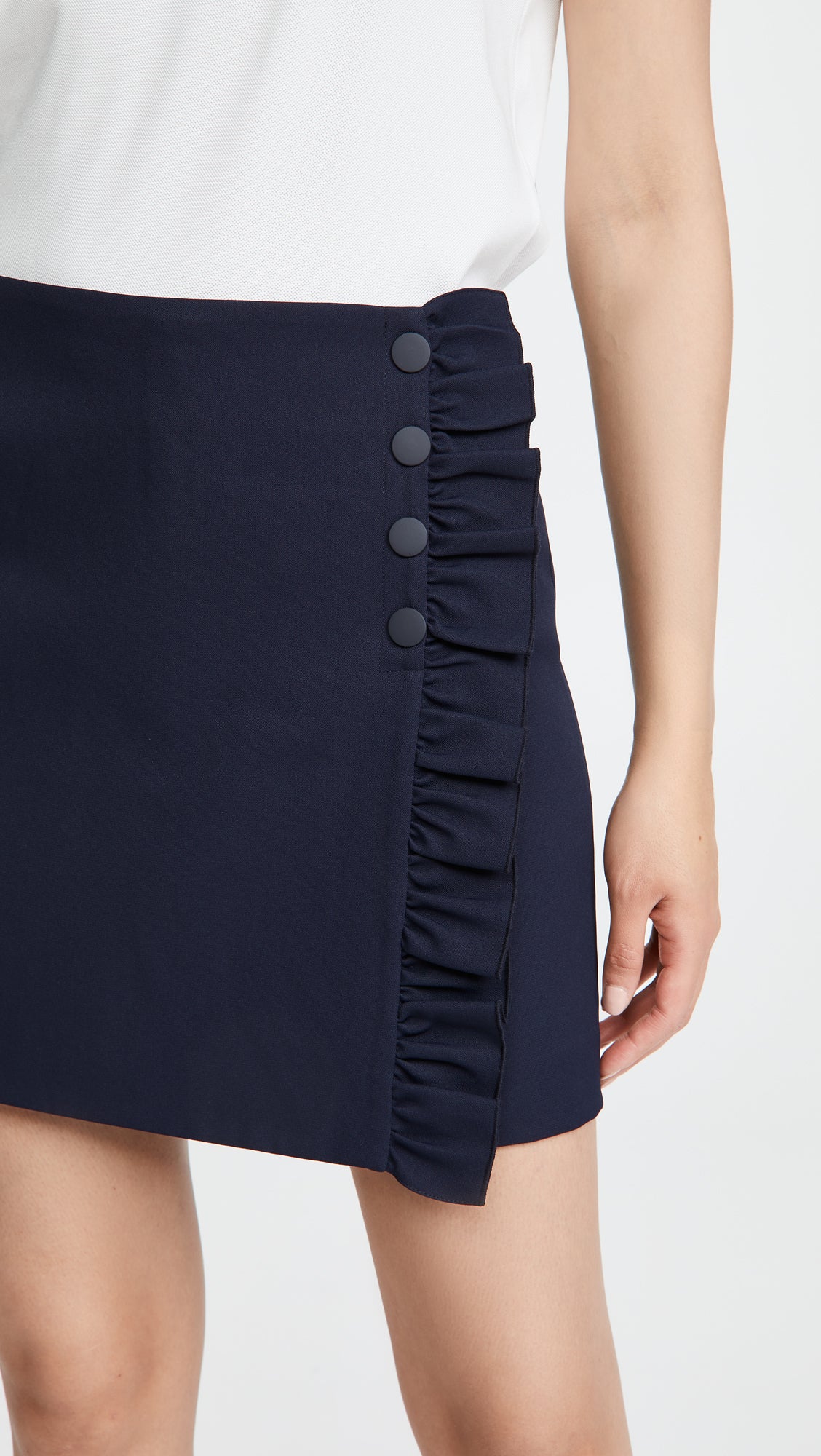 Tory Sport Women's Tech Twill Ruffle Skort Medium Tory Navy