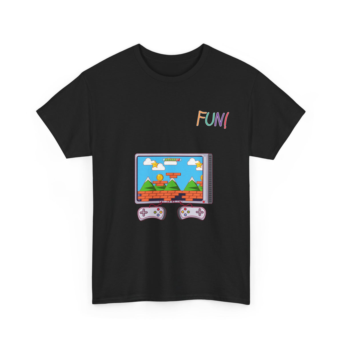 "FUN!!" Retro Gaming T-Shirt