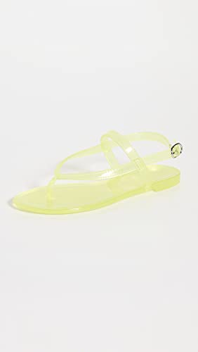 Stuart Weitzman Women's Summer Jelly Sandals, Electric Lime, Yellow, 8 Medium US