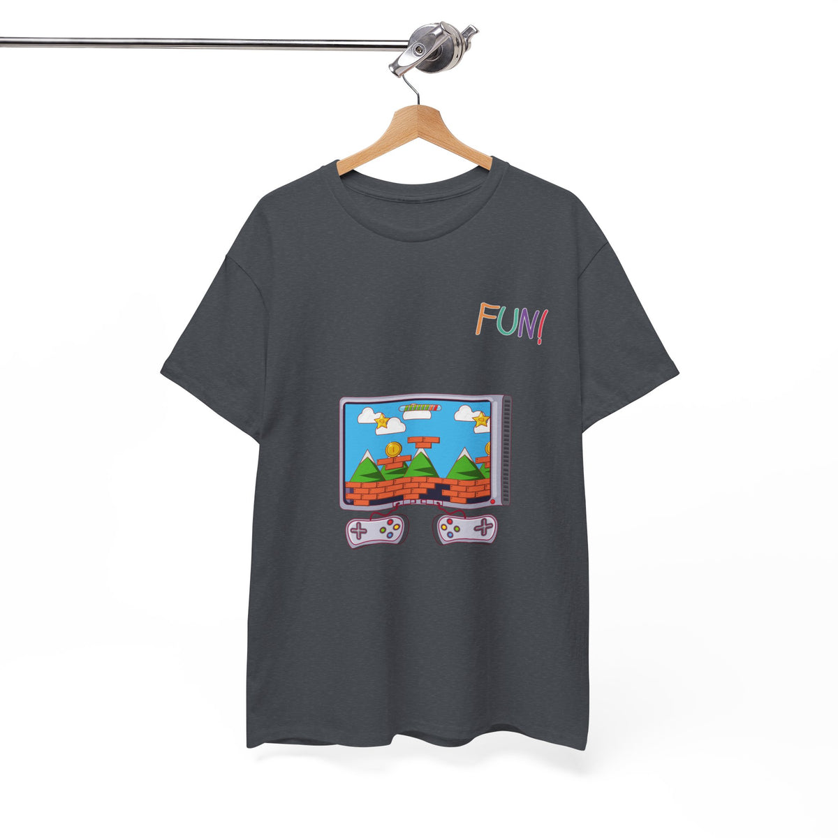 "FUN!!" Retro Gaming T-Shirt