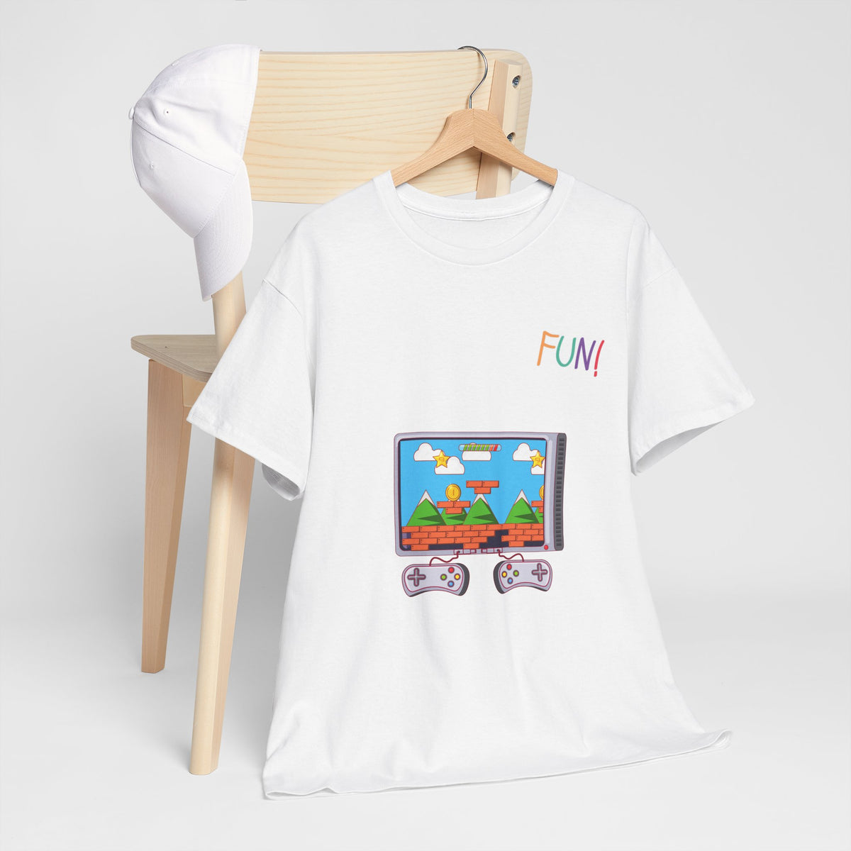 "FUN!!" Retro Gaming T-Shirt