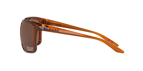 Oakley Women's OO9230 Wildrye Butterfly Sunglasses, Polished Rootbeer/Prizm Tungsten Polarized, 61 mm
