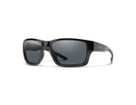 SMITH Outback 0807/M9 59MM Black/ChromaPop Polarized Gray Green Rectangular Sunglasses for Men + BUNDLE with Designer iWear Eyewear Kit