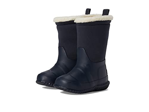 Hunter Girl's Original Sherpa Boots (Toddler/Little Kid) Hunter Navy/White Willow 10 Toddler M