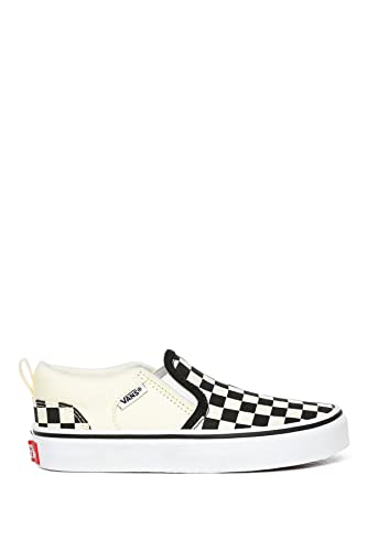 Vans YT Asher Trainers, Checkers Black Natural, 5 US Unisex Big Kid