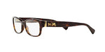 Coach HC6078 Prescription Eyewear Frames, Dark Tortoise/Demo Lens, 52 mm