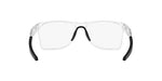 Oakley Men's Ox8173 Activate Square Prescription Eyewear Frames, Polished Clear/Black/Demo Lens, 55 mm