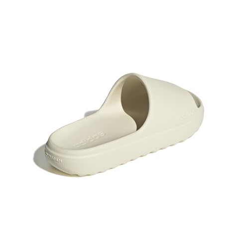 adidas Unisex Adilette Lumia Slide Sandal, Wonder White/Wonder White/Wonder White, 9 US Men