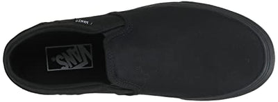 Vans Women's Asher Platform Sneaker, Canvas Black Black, 8