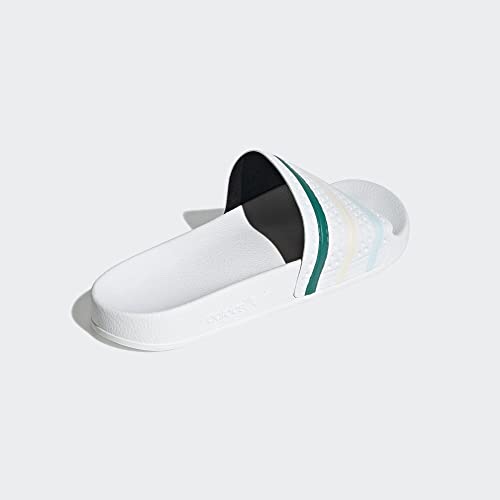 adidas Adilette White/Halo Mint/Wonder White Men's 8, Women's 9 Medium