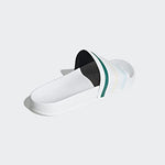adidas Adilette White/Halo Mint/Wonder White Men's 8, Women's 9 Medium