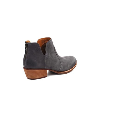 KORK-EASE Women's Skye Leather Ankle Bootie (Grey Grafite Distressed, 7.5M US)