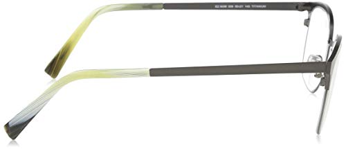 Ermenegildo Zegna EZ5038 009 Mens Matte Gunmetal/Horn 50 mm Eyeglasses - Matte Gunmetal/Horn - Matte Gunmetal/Horn