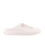 Taos Footwear Women's Ez Soul White Canvas Mule 11 M