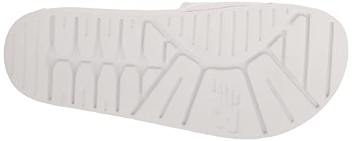 New Balance Men's 200 V1 Slide Sandal, White/Navy, 9