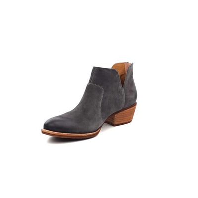 KORK-EASE Women's Skye Leather Ankle Bootie (Grey Grafite Distressed, 7.5M US)