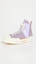 Converse Women's Chuck 70 Plus Sneakers, LucidLilac/VaporViolet/Egret, Purple, Blue, 8.5 Medium US