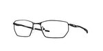 Oakley Men's Ox5151 Monohull Rectangular Prescription Eyewear Frames, Satin Black White Icon/Demo Lens, 55 mm
