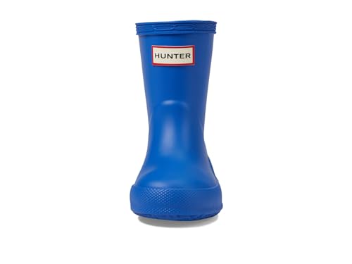 Hunter Girls Original First Classic Boot (Little Toddler/Big Kid) Rain, Cruise Blue, 13 Narrow