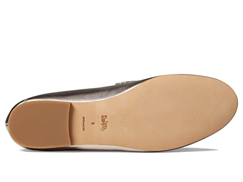 Coach Hanna Metallic Loafer Champagne 8.5 B (M)