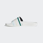 adidas Adilette White/Halo Mint/Wonder White Men's 8, Women's 9 Medium