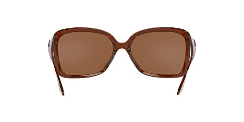 Oakley Women's OO9230 Wildrye Butterfly Sunglasses, Polished Rootbeer/Prizm Tungsten Polarized, 61 mm