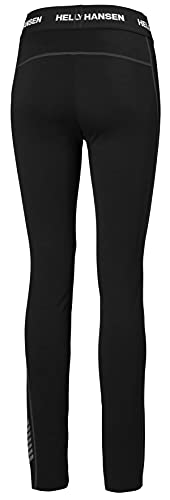 Helly-Hansen Womens LIFA Merino Lightweight Base Layer Pant, 990 Black, Medium