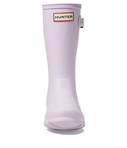 Hunter Kids Original Kids' Classic Rain Boot for Little, and Big Kid - Natural Rubber Construction, Stylish and Comfy Boots Temp Mauve 4 Big Kid M