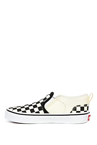 Vans YT Asher Trainers, Checkers Black Natural, 5 US Unisex Big Kid