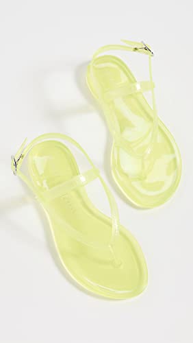 Stuart Weitzman Women's Summer Jelly Sandals, Electric Lime, Yellow, 8 Medium US