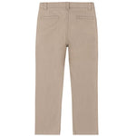 IZOD Boys' School Uniform Twill Khaki Pants, Flat Front & Comfortable Waistband, 5