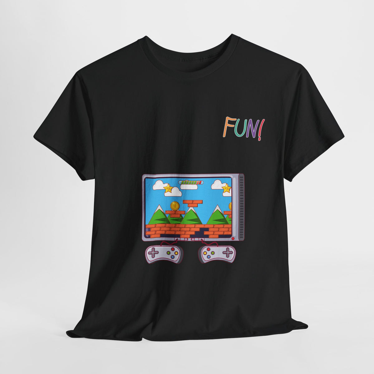 "FUN!!" Retro Gaming T-Shirt