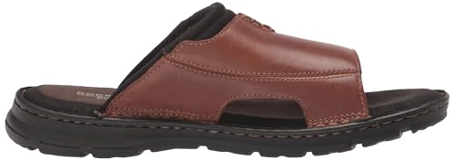 Rockport mens Darwyn 2 Slide Sandal, Coach Brown, 10.5 Wide US