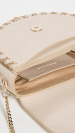 See by Chloe Women's Mara Evening Bag, Cement Beige, Off White, One Size