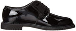 Bates Men's Lites High Gloss Oxford Uniform Dress Shoe, Black, 5 Wide